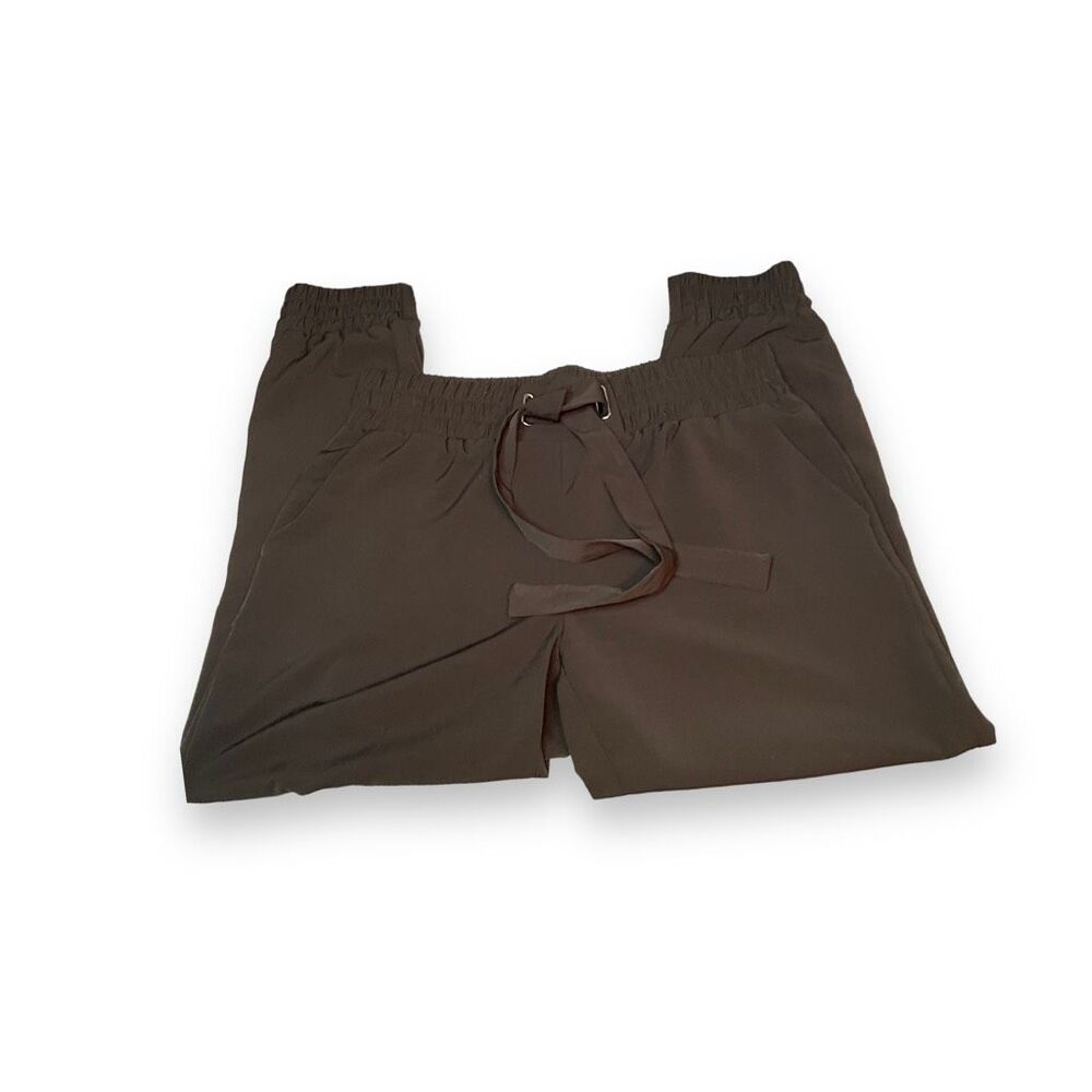 Jones New York Signature Olive Green Drawstring Casual Pants size medium